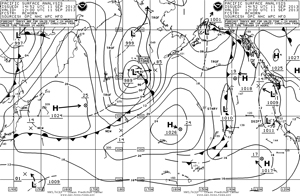 Pacific weather map